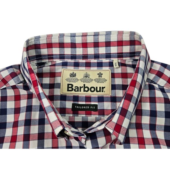 Barbour Fell Performance Tailored Fit Shirt Men's Medium (US Size) Check - Picture 4 of 10
